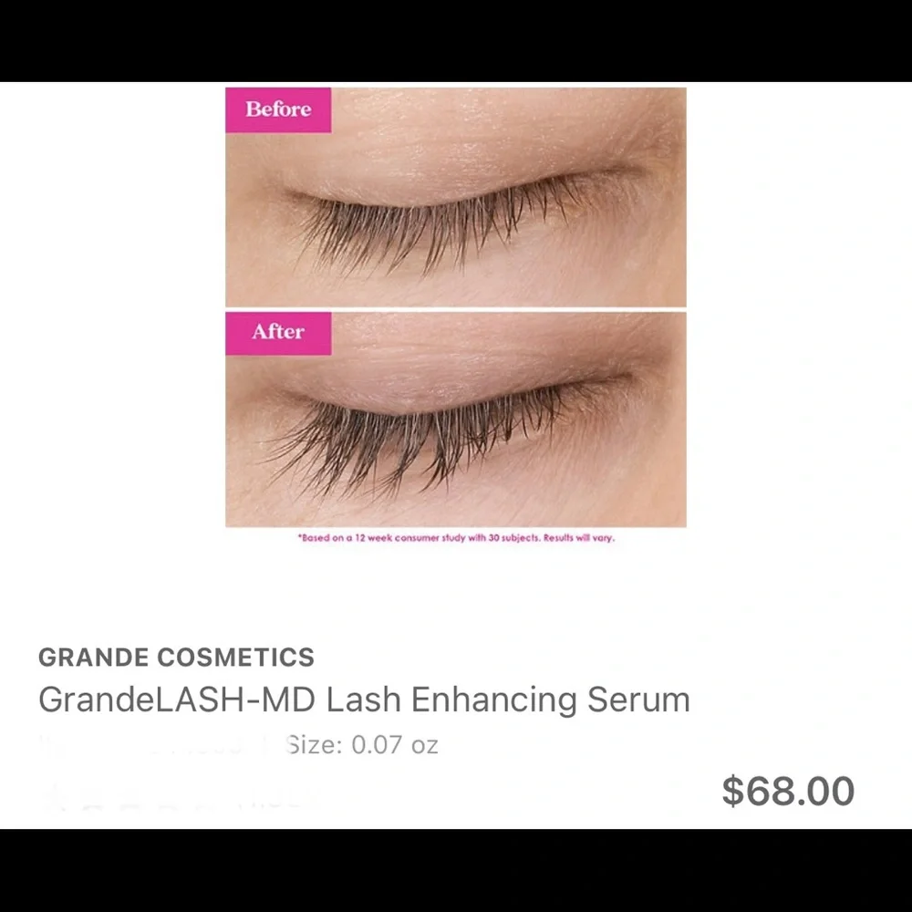 ☘️4/$26 Grande conditioning purse size mascara NWT